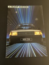 Talbot Horizon depliant auto rarità 