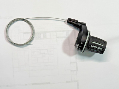 SRAM 00.0000.200.646 7 Speed Bicycle Twist Shifter Set
