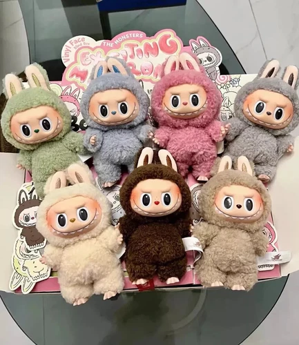 Autentico POP MART Labubu The Monsters Ecciting Macaron Peluche Giocattoli Confermati - Foto 2 di 30