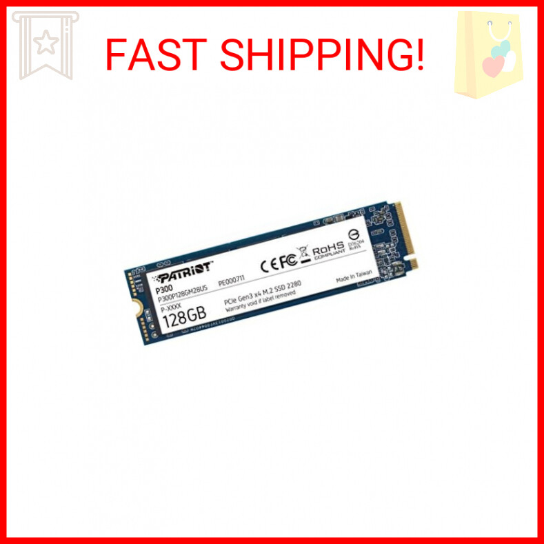 Patriot P300 128GB M.2 PCIe Gen3 x4 Low-Power SSD