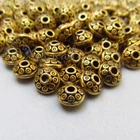 Antiqued Gold Plated 6mm Spacer Beads B5103 - 20, 50 Or 100PCs