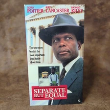 Separate But Equal (VHS 1991 2-Tape Set) Sidney Poitier Burt Lancaster