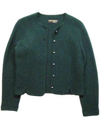 Geiger Tyrol Austria Boiled Wool Cardigan Knit Sweater Geiger Tyrol Austria Boiled Wool Cardigan Knit Sweater