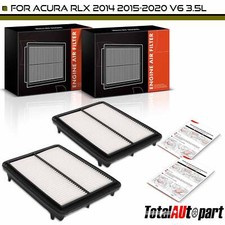 2x Engine Air Filter for Acura RLX 2014 2015 2016 2017-2020 Rigid 17220R9PA01