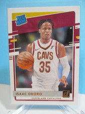 2020-21 Donruss Rated Rookie #203 Isaac Okoro Cavaliers Base RC