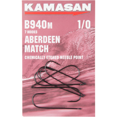 Kamasan Aberdeen Hooks B940M Fine Wire Match Angling Fishing - Main Image