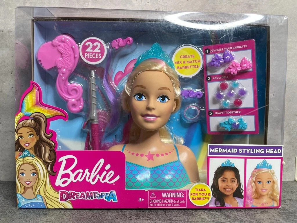 Barbie Dreamtopia Mermaid Styling Head 22 Piece Set BRAND New FREE SHIPPING