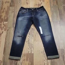 Arizona Jean Co Denim Blue Jeans Straight Leg Womens Size 7 NWT