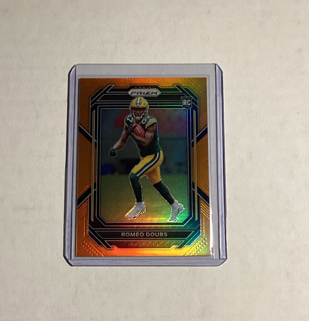 2022 Panini Prizm Prizms Orange #337 Romeo Doubs /249 ROOKIE RC PACKERS