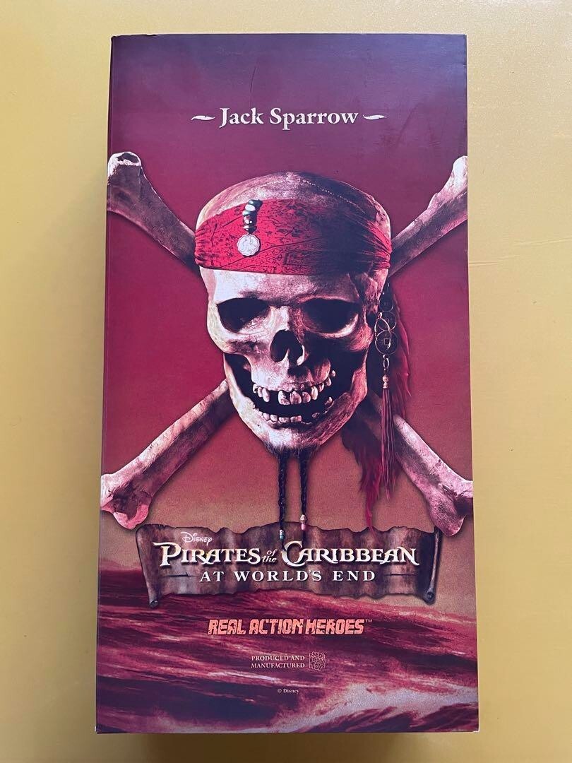 (未使用･未開封品)RAH(リアルアクションヒーローズ) JACK SPARROW(1/6スケール ABS&ATBC-PVC塗装済み可動フィギュア) New RAH (real Action Heroes) JACK SPARROW ABS & ATBC-PVC painted