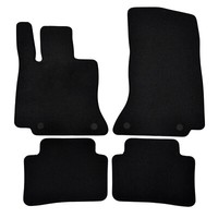 Velour FußMatten Automatten FüR Mercedes C-Kl. W206/S206 Ab 2021 4-Tlg Schwarz