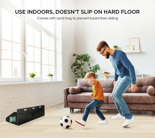Portable Soccer Rebounder Training Board Dual Angle, 32 x 12" - Picture 5 of 9