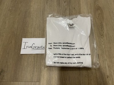 By Cole Bennett #110 Steve Jobs Tee Size XL