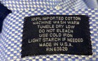 Vintage Y2K Burberry London Men's Blue Micro Check Button Down Dress Shirt XL — photo 4