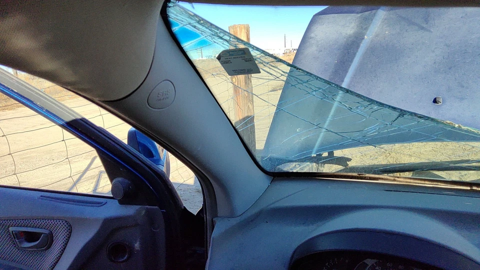 Hyundai Tucson 2006 conductor izquierdo un pilar moldura parabrisas poste panel fabricante original U7 gris Foto 2 de 2