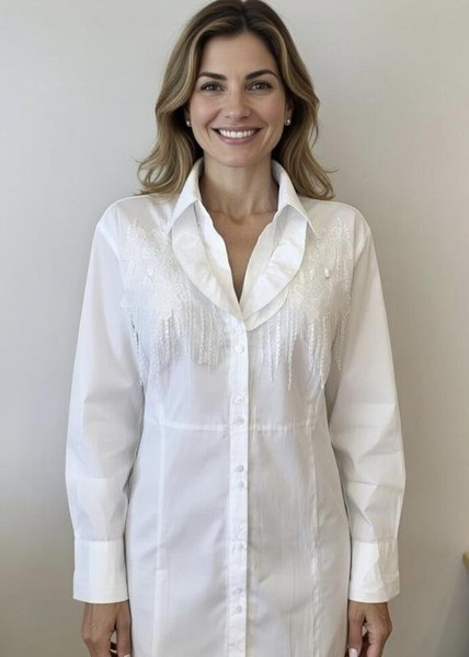 Women Gerry Weber Dress White Lace 44 / XXL / 52