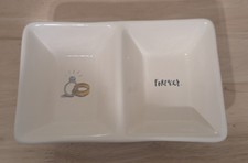 Rae Dunn Forever Artisan Collection by Magenta wedding split tray trinket dish