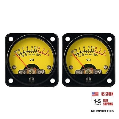 2PCS VU Meters, Multimeter Tester Multimeters with Adjustable Resistor CQ-45