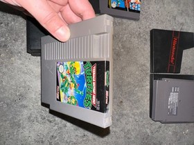 Lot jeux Nintendo NES - Super Mario Bros / Duck Hunt / Tortues Ninja / Star Wars