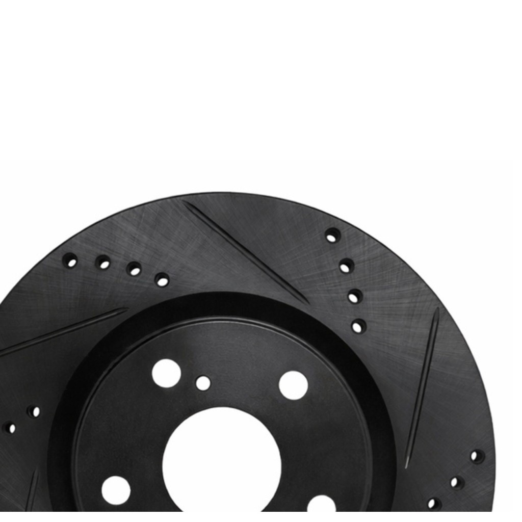 For Maserati Ghibli 2014 2015 2016 Brake Rotor Set | Black