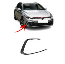 Für VW Golf GTI MK8 21-24 Neu Front Stoßstangen-Seitenleiste Schwarz Rechts O/S