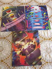 Vintage lot of 3 TRAPPER KEEPER PORTFOLIO Folders DESIGNER SERIES 1994 Mead