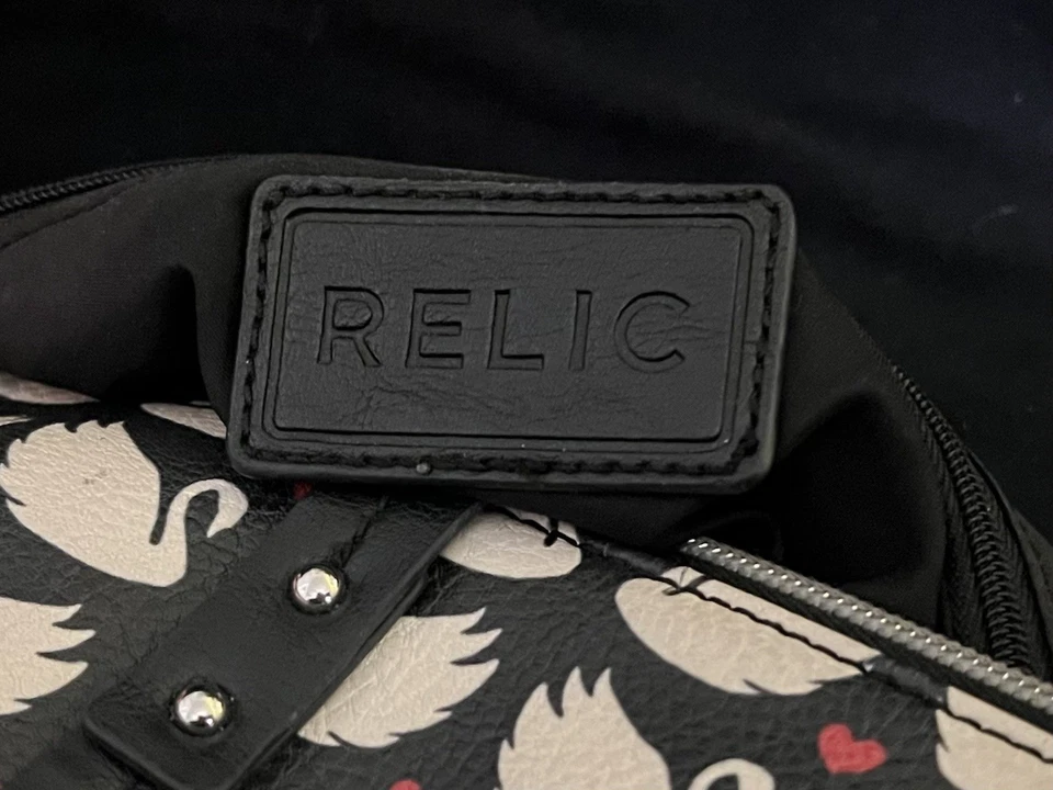 Bolso Bandolera Relic Para Mujer Patrón Cisne Alcaravea Multicolor Foto 3 de 4