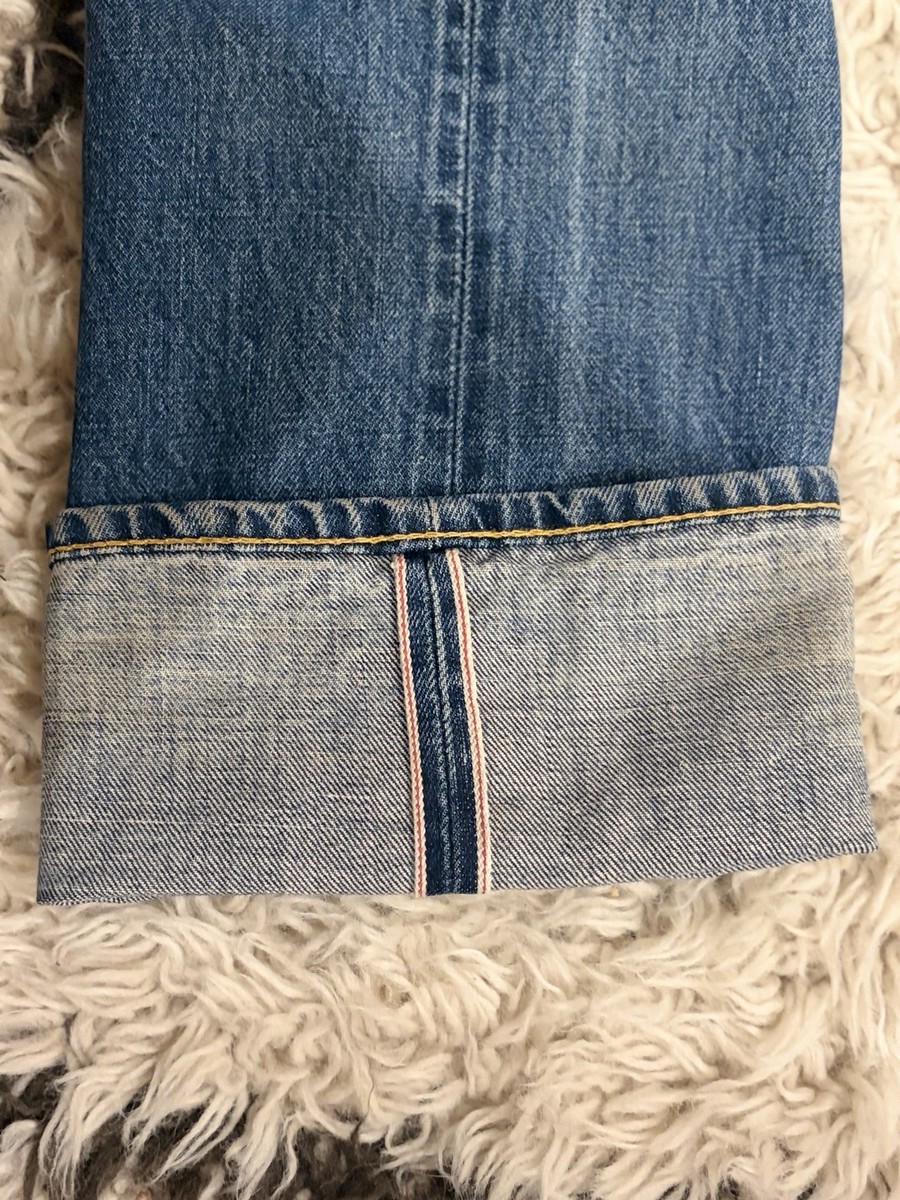 Double RL Slim Boot Cut Mens Jeans 31x32 Made In USA Japanese