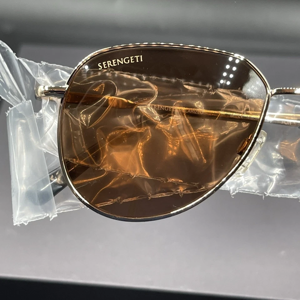 Serengeti Haywood 太阳镜小号闪亮玫瑰金偏光矿物 SS544002 — 第 3/4 张图片