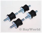 4pcs rubber buffer M8-24mm-H24 vibration damper silent block machine feet type A