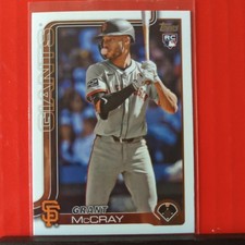 2025 Topps Series 1 - #213 Grant McCray (RC) San Francisco Giants Rookie 