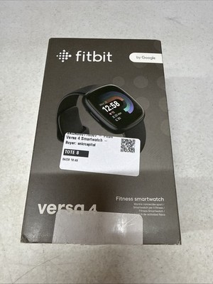 Fitbit Versa 4 Fitness Smartwatch - Black - Open Box