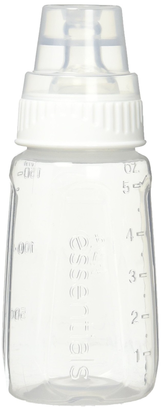 NUK Gerber First Essentials Clear View Silicone Bottle, Slow