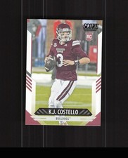 2021 Score #391 K.J. Costello ROOKIE CARD