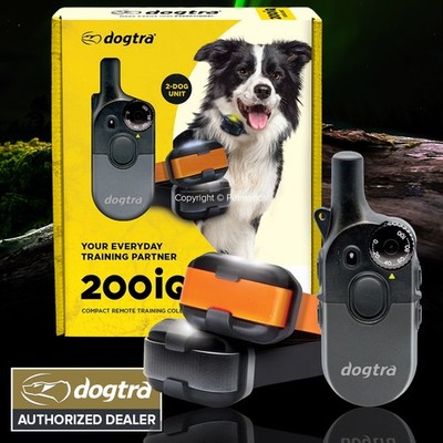 Dogtra 200iQ Remote Training 2-Dog Collar 1/2 Mile, Boost, STIM, Tone, Vibration