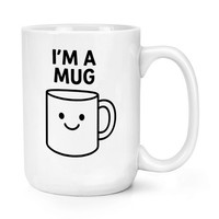 Gift Base Kaffeetasse 15Oz GroßE Henkel Tasse Weiß Keramik Geschenk Vater Sohn