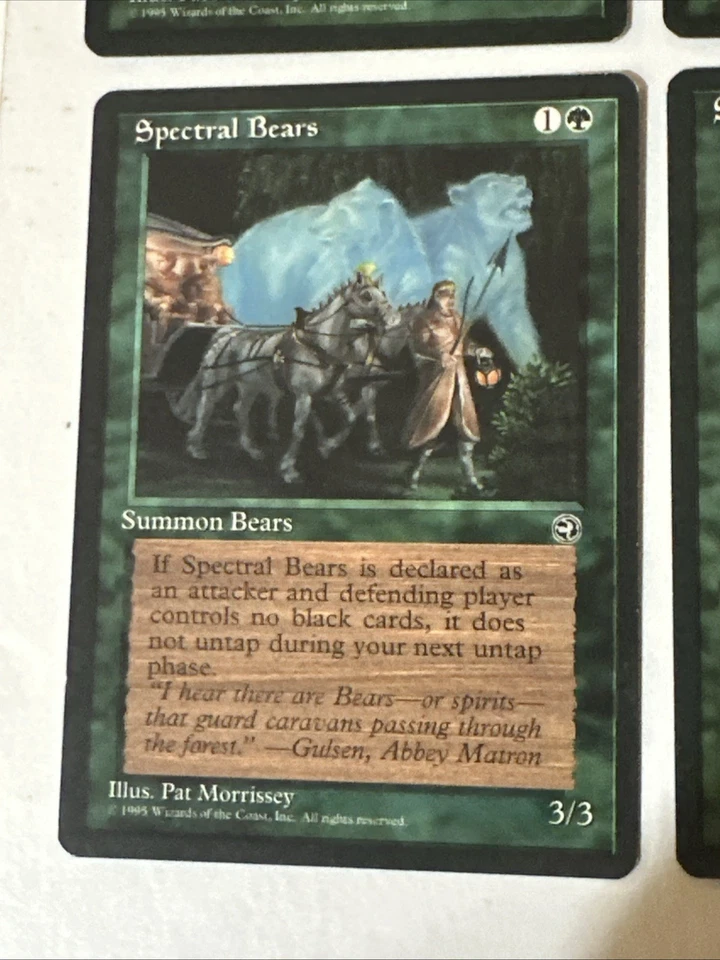 Spectral Bears X4 Homelands Ex Condition See Pics Front Back - Image 3 of 4