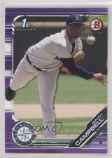 2019 Bowman Draft Purple 15/250 Isaiah Campbell #BD-11 0ok8