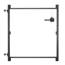 Gate Building Kit, Fits 60 to 96 in Wide Openings, Up from 6 to 7 ft High Fence,
