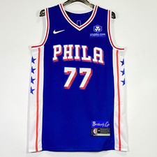 VJ Edgecombe #77 Blue Embroidered Jersey Sizes S-2XL