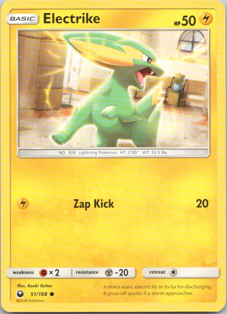 Electrike #51/168 (LP) SM - Celestial Storm CES Pokemon
