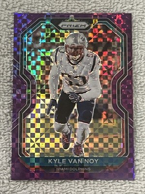 2020 Panini Prizm Prizms Purple Power #16 Kyle Van Noy /49 