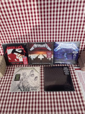 Metallica CD Lot Kill  Em All Ride The Lightning Master Of Puppets + More! New!