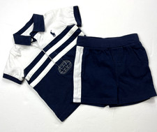 New With Tags Polo Ralph Lauren Boys Classic Polo Shirt  Shorts Set sz 3m