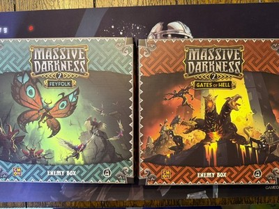 Massive Darkness 2 Enemy Box Lot - Feyfolk and Gates of Hell *100% COMPLETE*