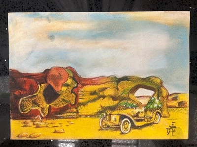 Salvador Dali Zeichnung auf Papier (Handmade) signiert und gestempelt Mischte... - Bild 1 von 4