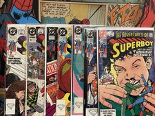 DC Comics Superboy #11-16, 20 Comic Book Lot Boarded 1989 Copper Age