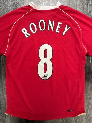 Original Nike Manchester United 2006/2007 Heimtrikot ROONEY 8 Herren Medium M