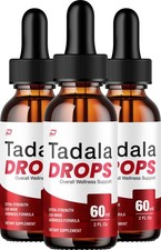 (3 Pack) Tadala Drops – TadalaDrops Extra Strength All Natural Healthy Organic