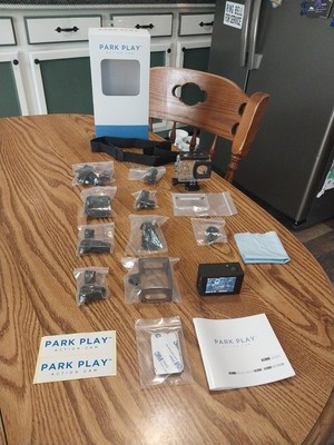 Park Play Action Camera 2'' LCD Screen Waterproof Wifi Enabled 90 Min Battery 4GB